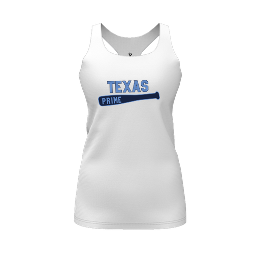 [FT0TRBWH-FYS-LOGO2] Decker Racerback Tank Top (Female Youth S, White, Logo 2)