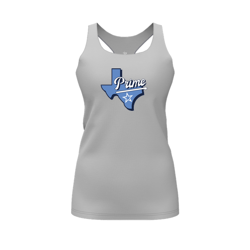 [FT0TRBGY-FYS-LOGO1] Decker Racerback Tank Top (Female Youth S, Gray, Logo 1)