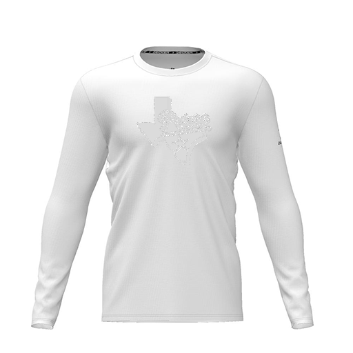 [FTLCDFWH-YXS-LOGO1] Dri Fit Performance T-Shirt (Youth XS, White, Logo 1, Long Sleeve)