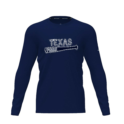 [FTLCDFNV-YXS-LOGO2] Dri Fit Performance T-Shirt (Youth XS, Navy, Logo 2, Long Sleeve)