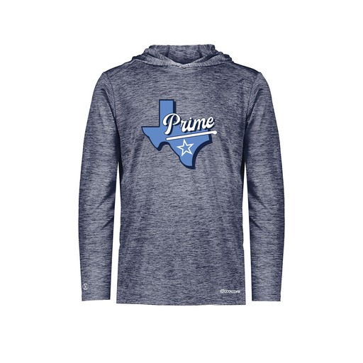 [FOLHCGNV-AS-LOGO1] Decker Men's Charge Hoodie (Adult S, Navy, Logo 1)