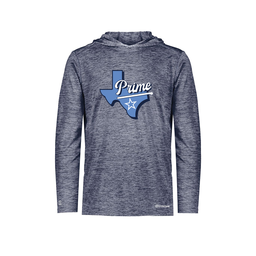 [FOLHCGNV-YS-LOGO1] Decker Youth Charge Hoodie (Youth S, Navy, Logo 1)