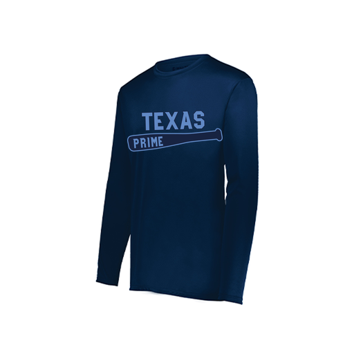 [222822.065.XS-LOGO2] Men's LS Smooth Sport Shirt (Adult XS, Navy, Logo 2)