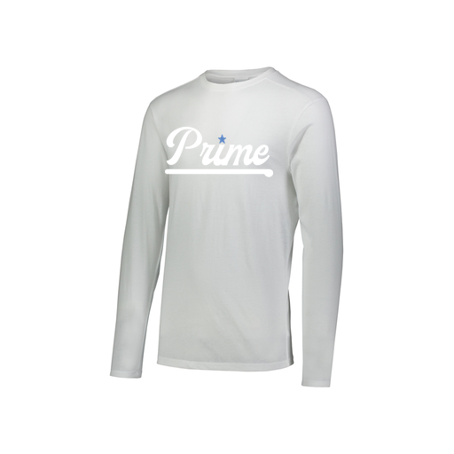 [3076.005.S-LOGO3] Youth LS Ultra-blend T-Shirt (Youth S, White, Logo 3)