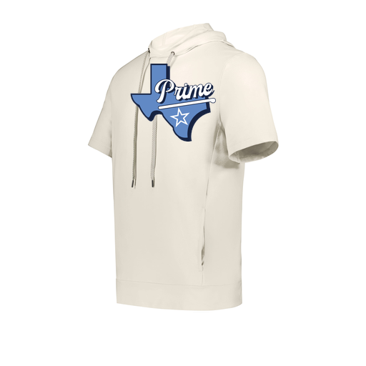 [222605-WHT-YS-LOGO1] YOUTH VENTURA SOFT KNIT SHORT SLEEVE HOODIE (Youth S, White, Logo 1)