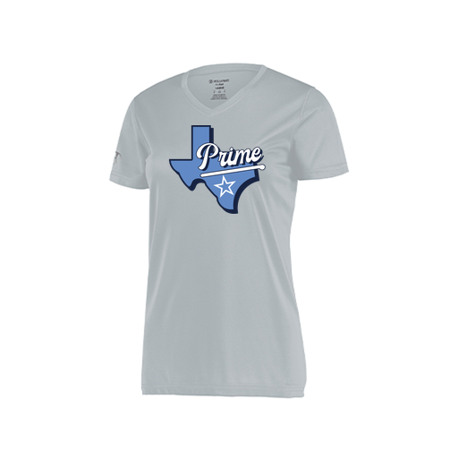 [222820.099.S-LOGO1] Ladies Movement Dri Fit Shirt (Female Adult S, Silver, Logo 1)